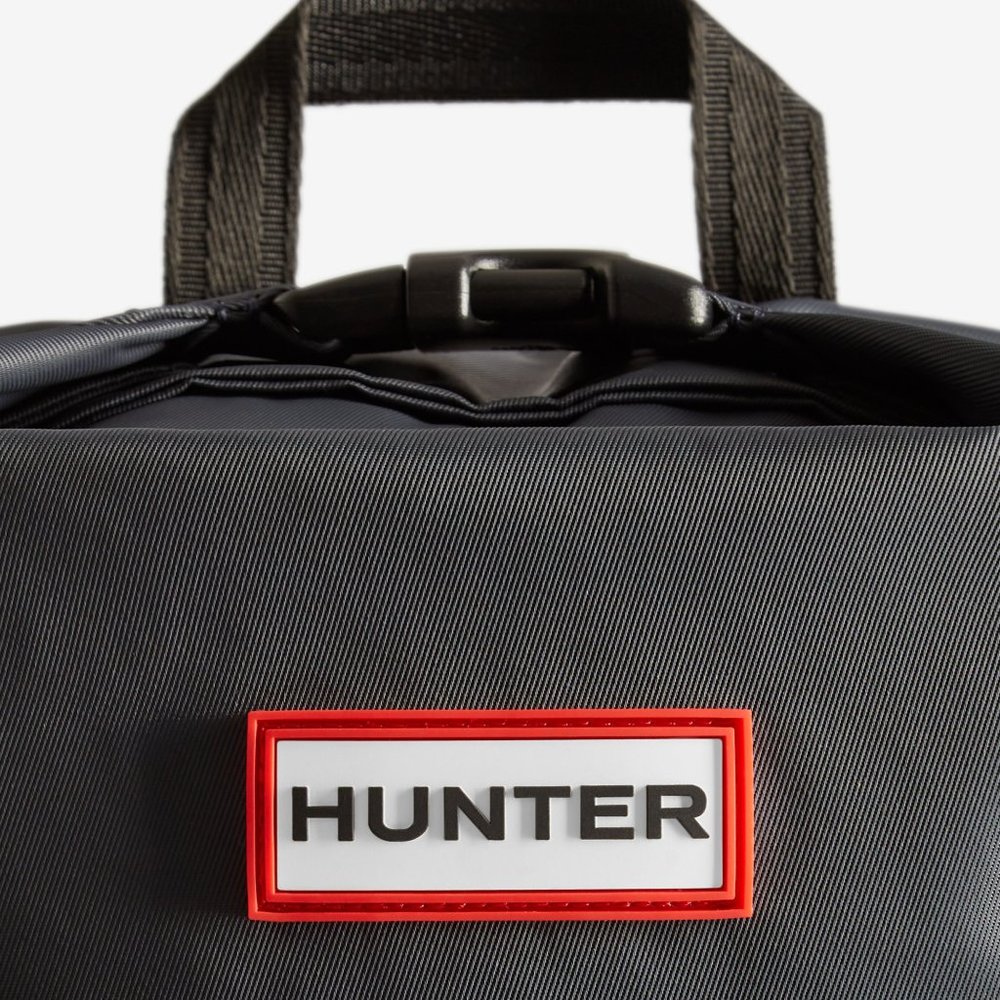 Hunter Nylon Pioneer Top Clip Backpack. BRAND NEW in original bag . Black.
